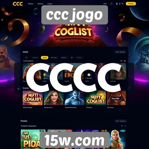 Navegação e usabilidade do site ccc jogo
